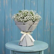 Букет цветов из:  Гипсофила в Посёлок Комбината Стройматериалов-1