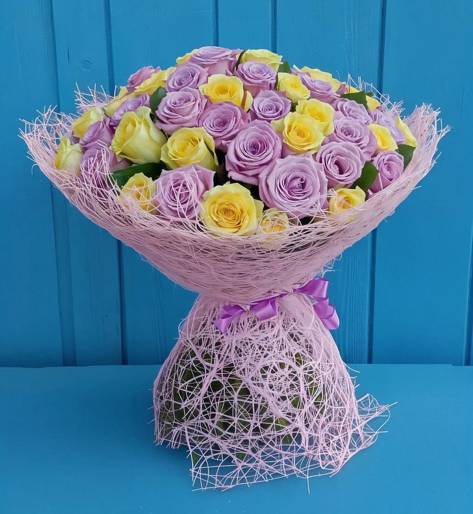 Букет 101 Волшебный Миг в Посёлок Комбината Стройматериалов-1