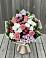 Букет цветов из: Альстромерии, Гвоздики, Розы и Хризантемы в Посёлок Комбината Стройматериалов-1