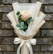 Букет цветов из:  Розы в Посёлок Комбината Стройматериалов-1