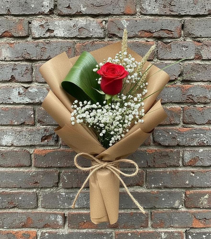 Букет цветов из: Розы в Посёлок Комбината Стройматериалов-1