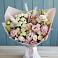 Букет цветов из: Альстромерии и Розы в Посёлок Комбината Стройматериалов-1