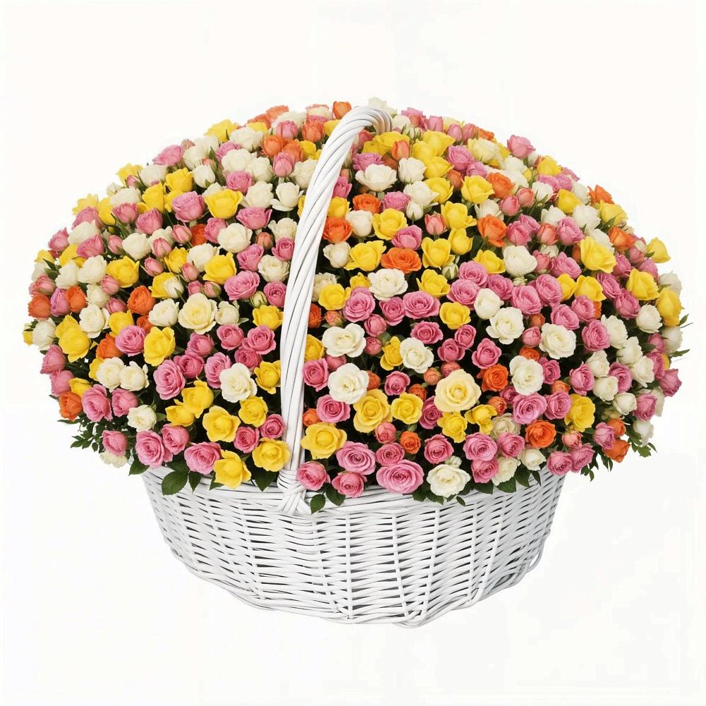 Премиум букет из: Розы в Посёлок Комбината Стройматериалов-1