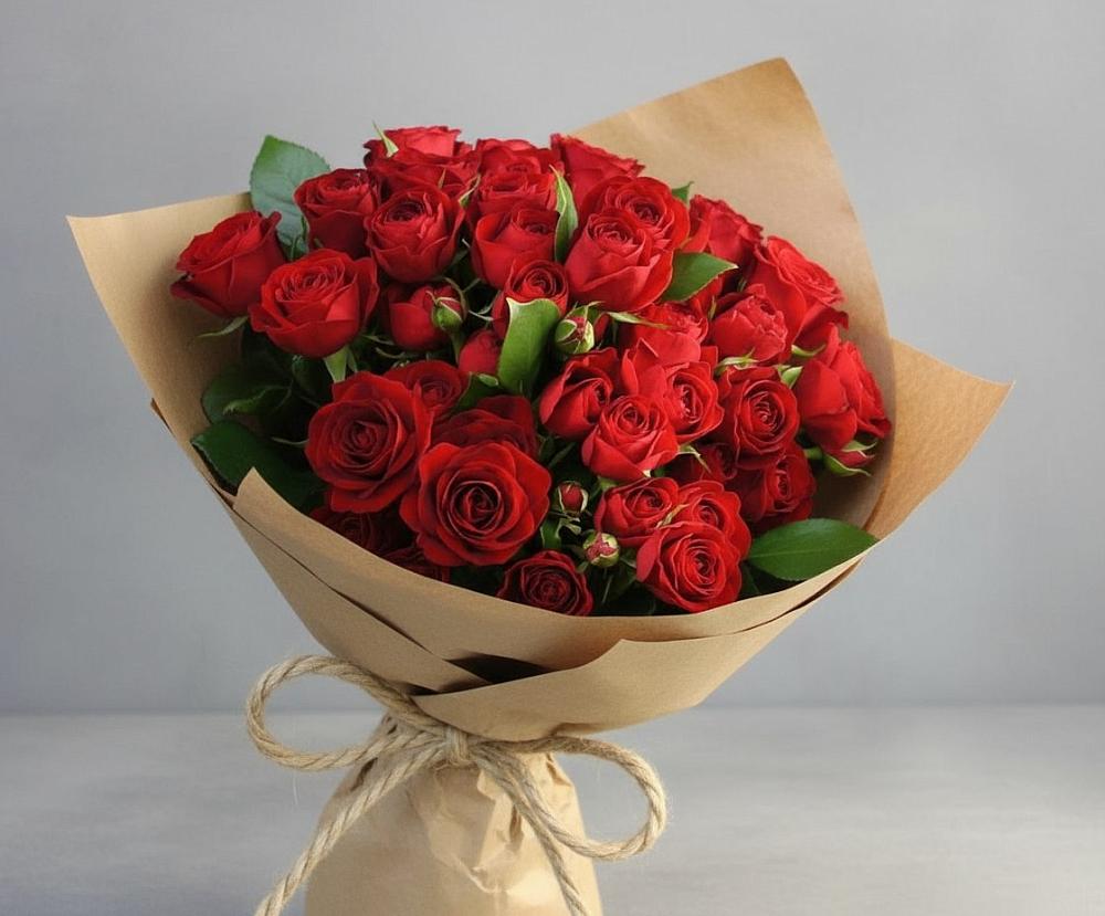 Букет Любовный роман в Посёлок Комбината Стройматериалов-1