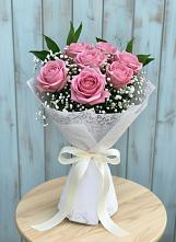 Букет цветов из:  Розы #REPLACE_PRED# Посёлок Комбината Стройматериалов-1