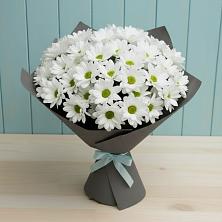 Букет цветов из:  Хризантемы в Посёлок Комбината Стройматериалов-1