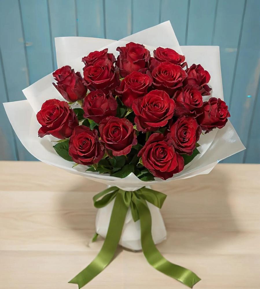 Букет Красные розы в Посёлок Комбината Стройматериалов-1