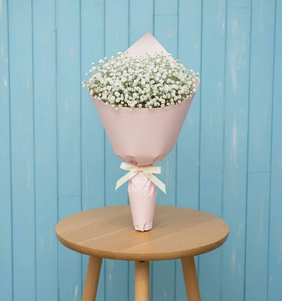 Букет цветов из: Гипсофила в Посёлок Комбината Стройматериалов-1