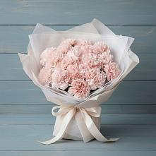 Букет цветов из:  Гвоздики в Посёлок Комбината Стройматериалов-1