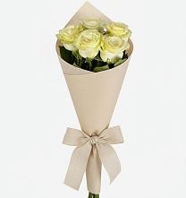 Букет цветов из:  Розы в Посёлок Комбината Стройматериалов-1