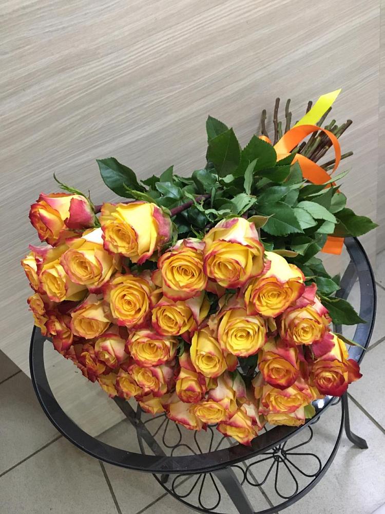 Букет Желтые розы в Посёлок Комбината Стройматериалов-1
