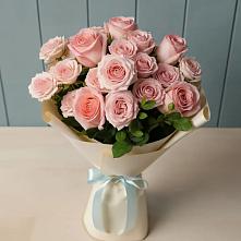 Букет Розовый шарм в Посёлок Комбината Стройматериалов-1