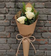 Букет цветов из:  Розы в Посёлок Комбината Стройматериалов-1