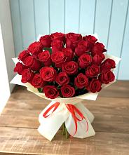 Букет 29 Красных роз в Посёлок Комбината Стройматериалов-1