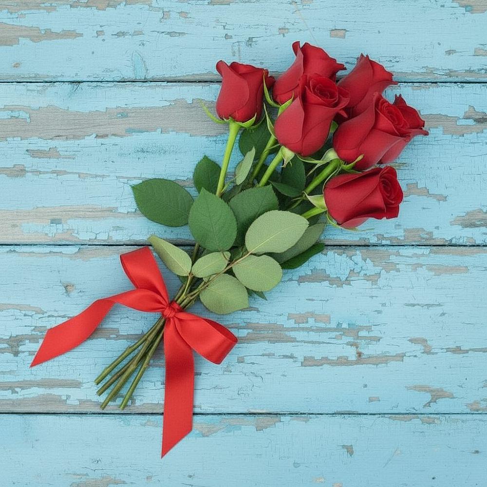 Букет Красные розы в Посёлок Комбината Стройматериалов-1