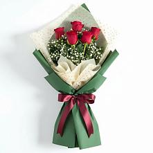 Букет цветов из:  Розы #REPLACE_PRED# Посёлок Комбината Стройматериалов-1