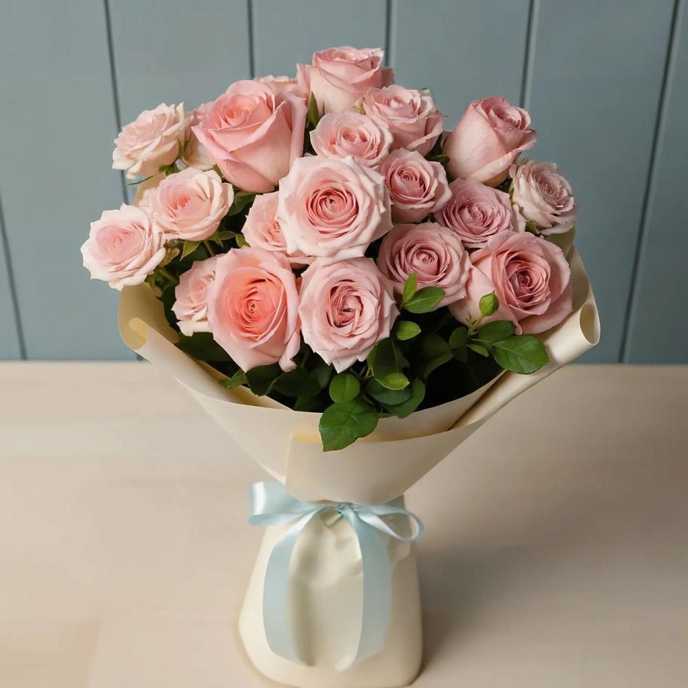 Букет Розовый шарм в Посёлок Комбината Стройматериалов-1